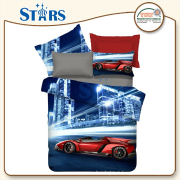 GS-FM3DF-17 home textile woven 3d printed polyester fabric for 3D bedsheets sets